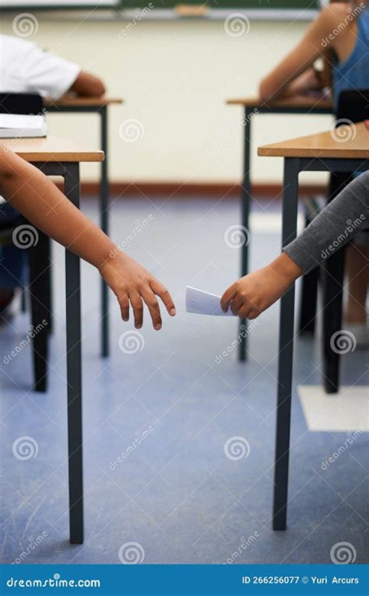 Hushed sound made when passing notes in class