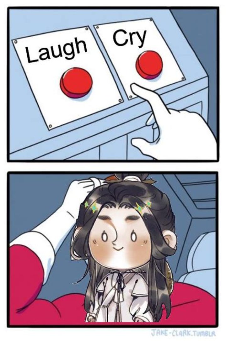 I don't know whether to laugh or ___