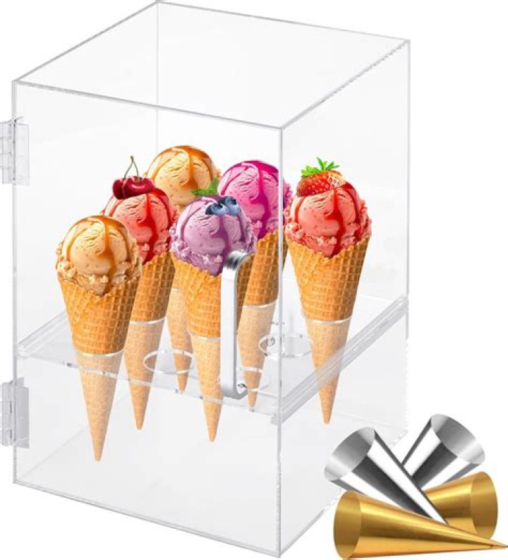 In a cup ___ cone? (question at an ice cream shop): 2 wds.