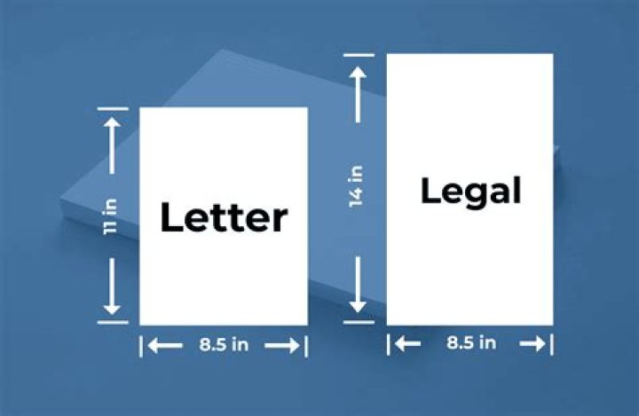 It can be letter-sized or legal-sized