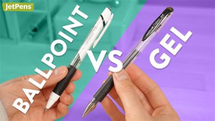 Items with gel and ballpoint varieties