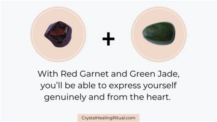 Jade or garnet for example