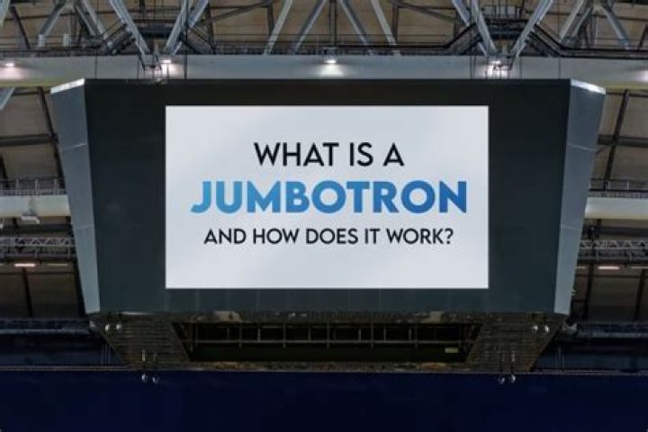 Japanese company that trademarked the word JumboTron