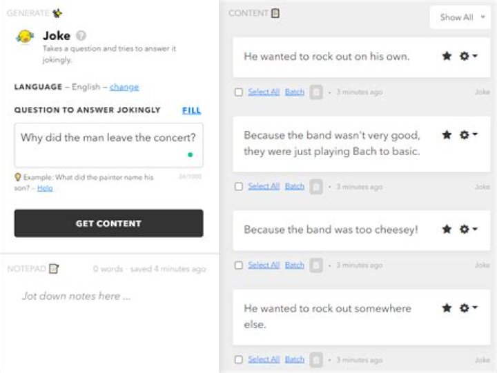 Joke response online