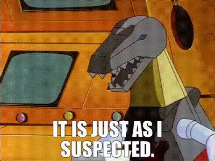 Just as I suspected!