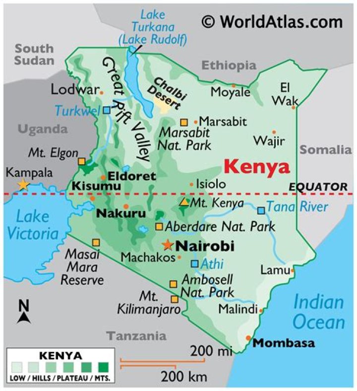 Kenya's continent for short