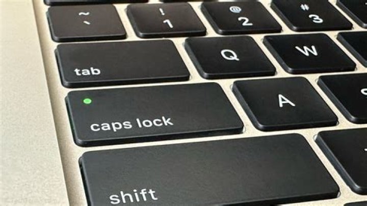 Keyboard key above Caps Lock