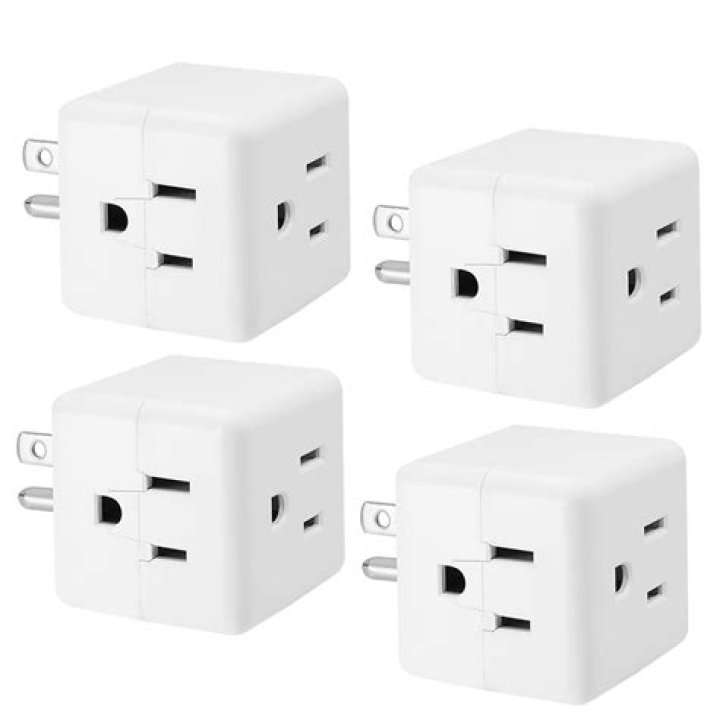 Letters on an electrical adapter