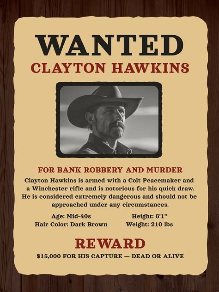 Letters seen before an alias on a wanted poster