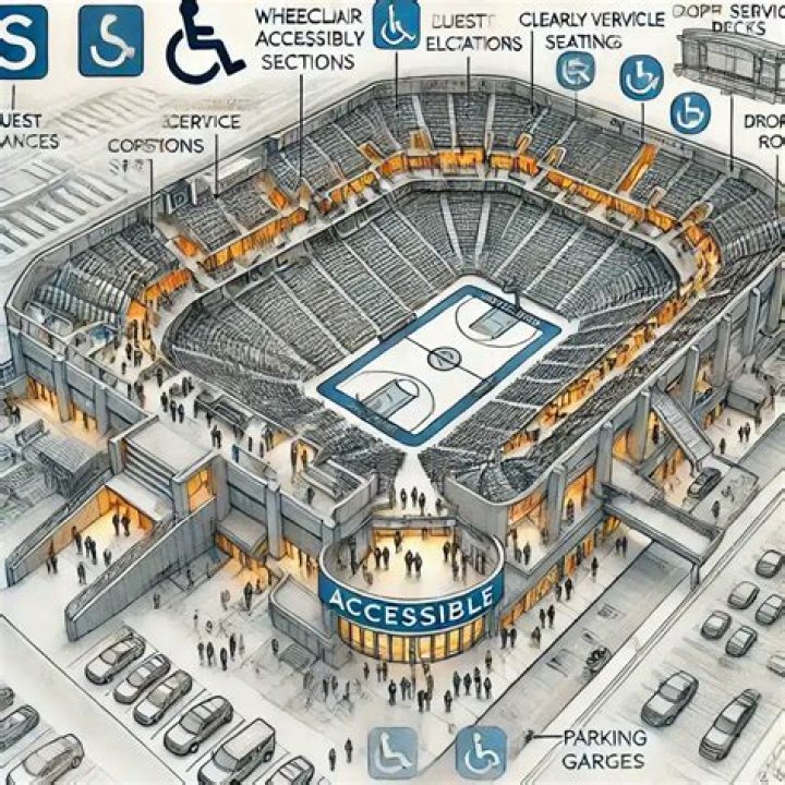 Level of a sports arena