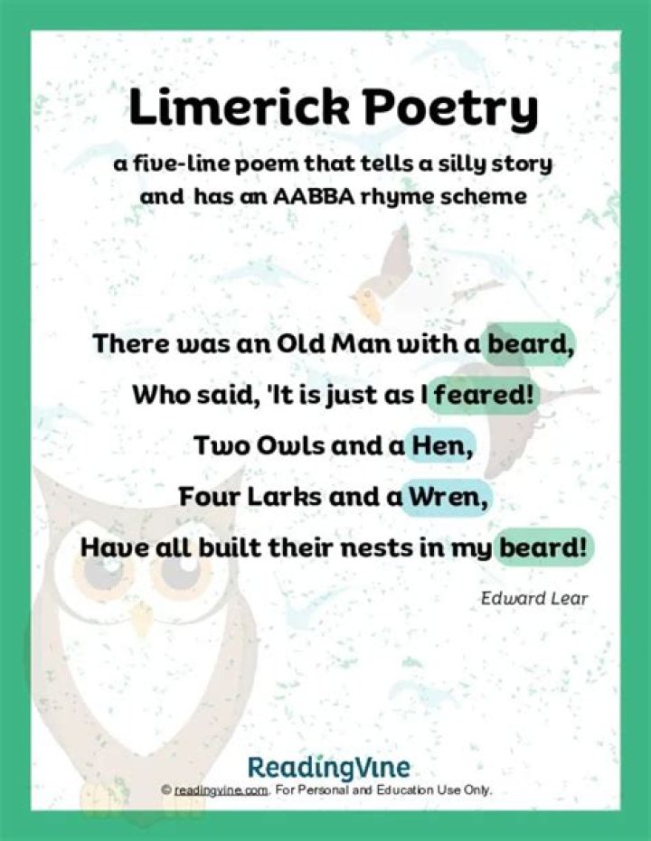 Limerick for example
