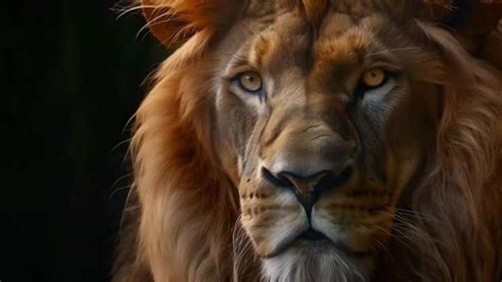 Lion's fierce call