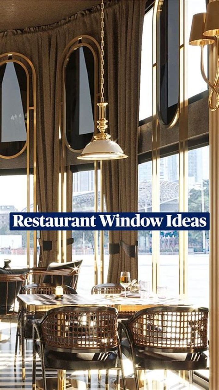 List in a restaurant window