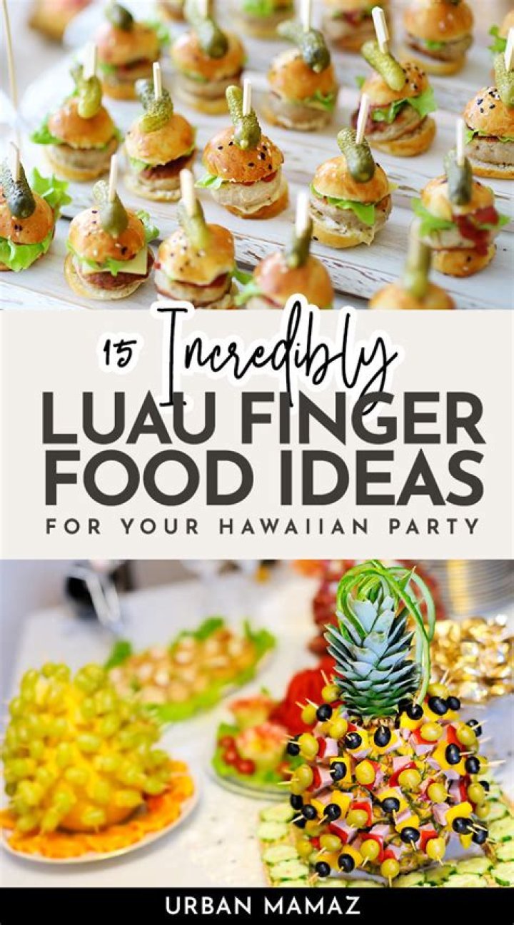 Luau finger food