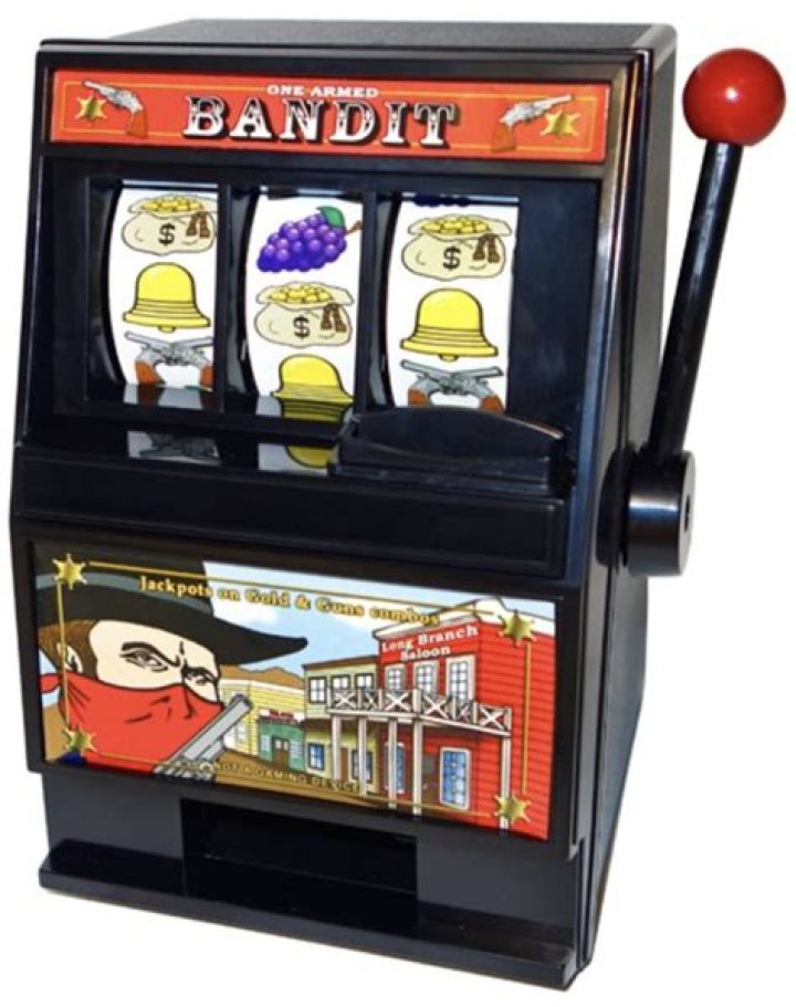 ___ machine (one-armed bandit in a casino)