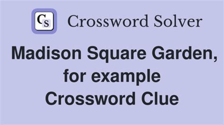 Madison Square Garden for example