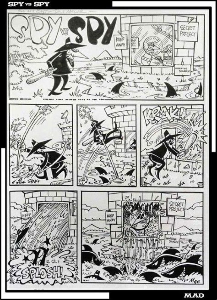 Magazine featuring the comic strip Spy vs Spy