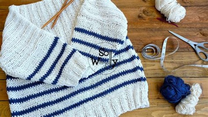 Make a sweater with needles