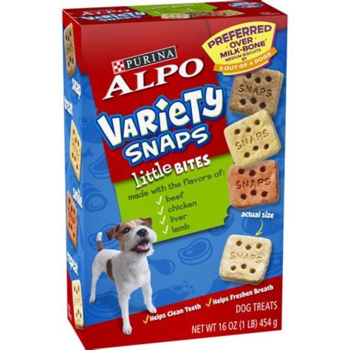 Maker of Variety Snaps Little Bites dog treats