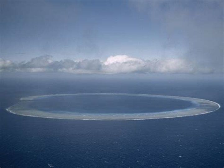 Material found at the rim of an ocean's atoll