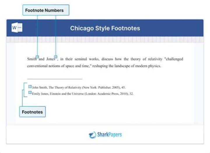 Mention in a footnote say