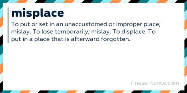 Misplace