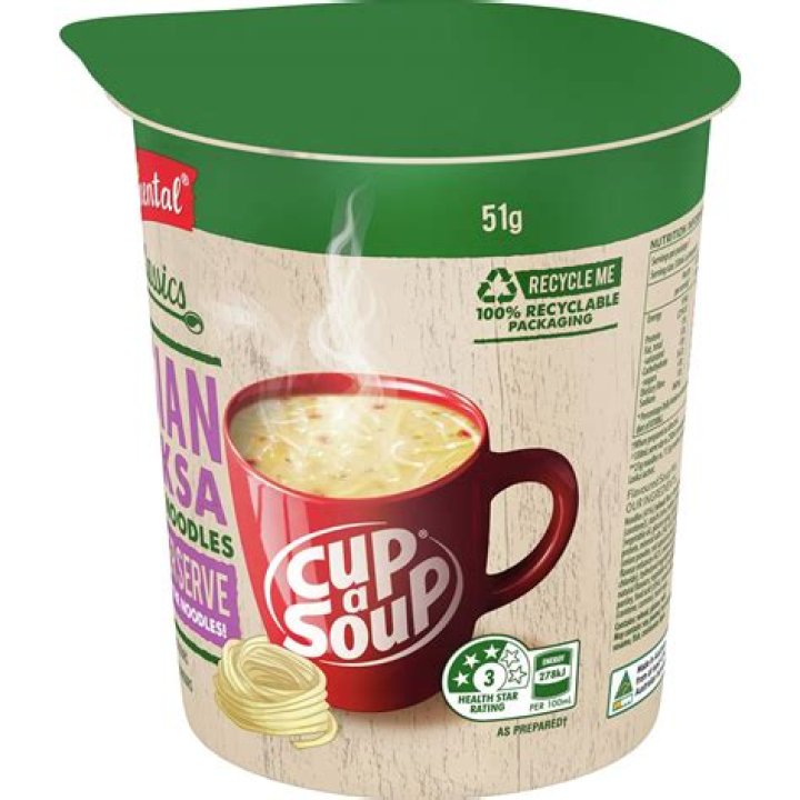 Mix as a cup of instant soup