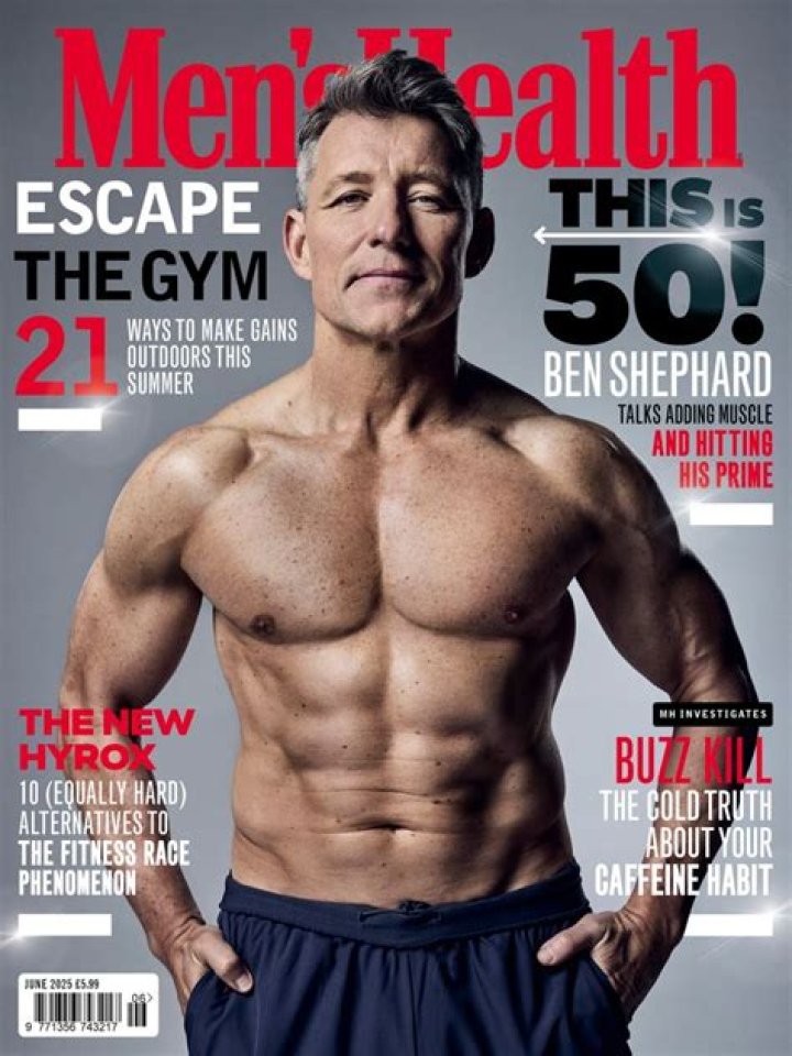 Muscles emphasized on many Men's Health magazine covers
