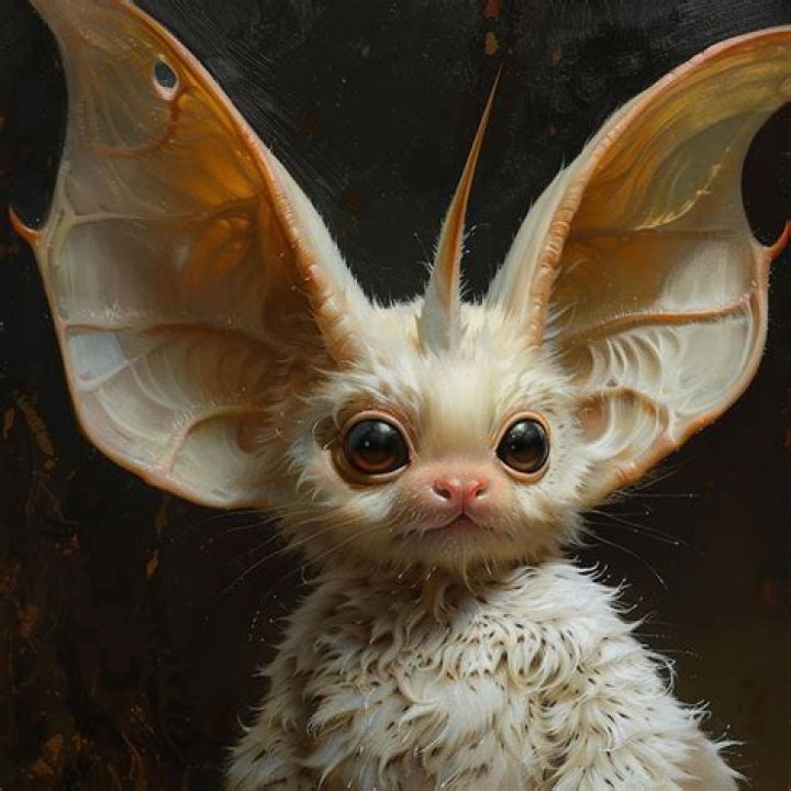 Mythical creature with pointy ears