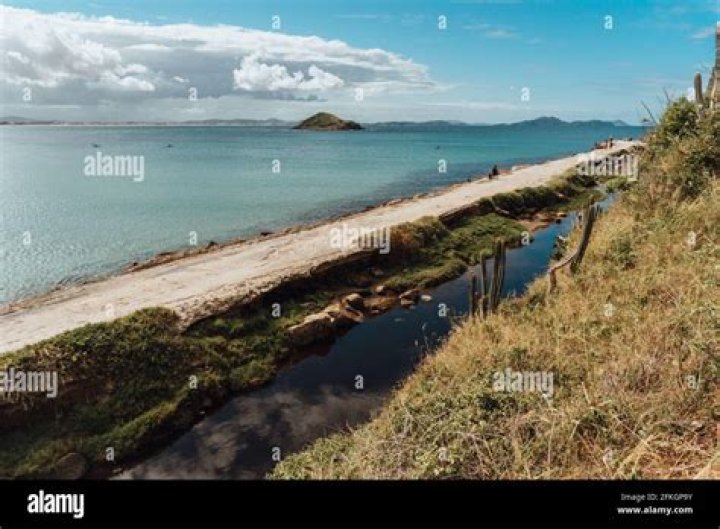 Narrow body of water