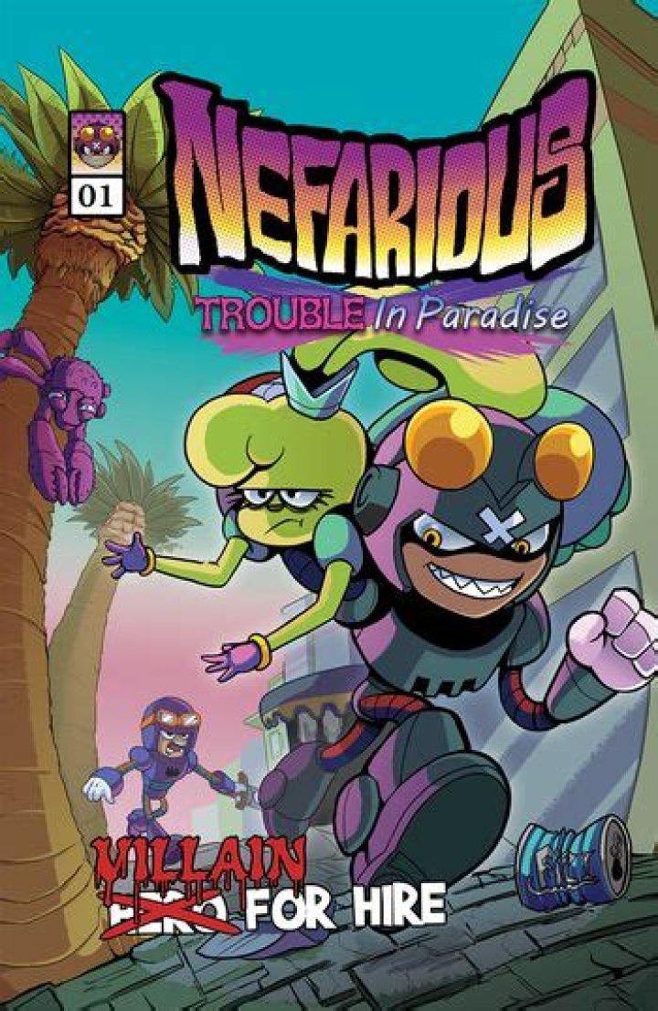 Nefarious like a villain