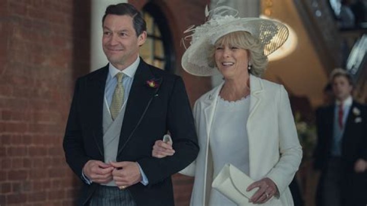 Netflix series in which The Wire star Dominic West played Prince Charles: 2 wds.