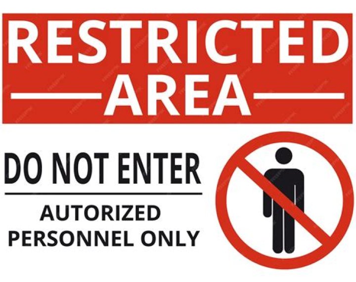 No-go ___ (restricted zone)