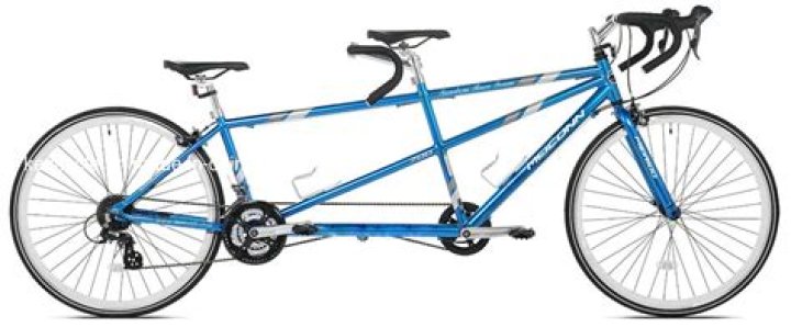 Number of seats on a tandem bike