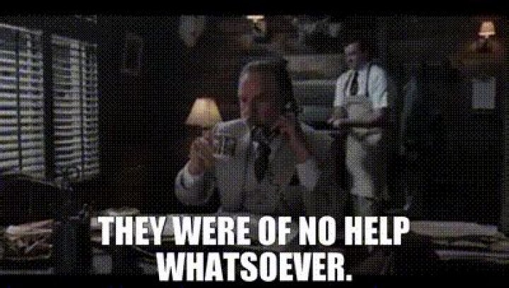 Of no help whatsoever