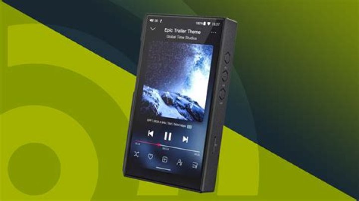 Old portable music player like the Nano