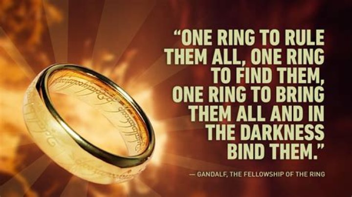 One ring to rule ___ all (line from Tolkien)