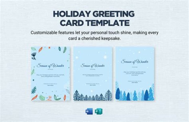 Online holiday greeting