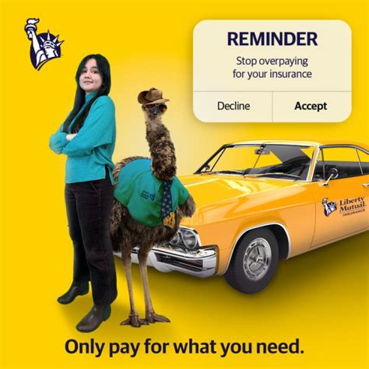 Ostrich cousin in Liberty Mutual ads
