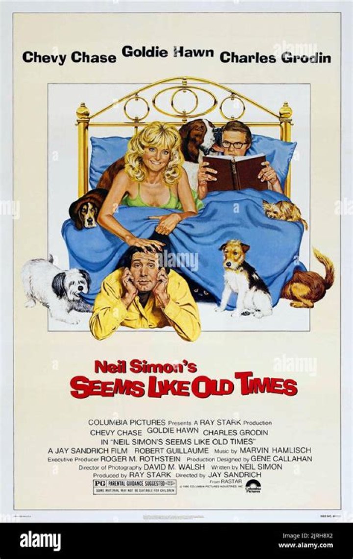 Overboard star who starred in the 1980 Neil Simon comedy Seems Like Old Times: 2 wds.