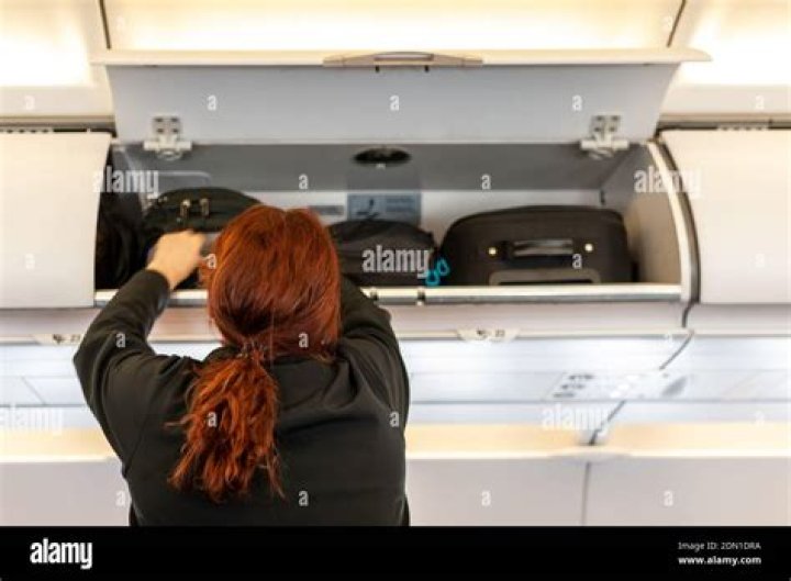 Overhead airplane compartment