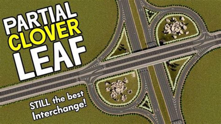 Part of a highway cloverleaf