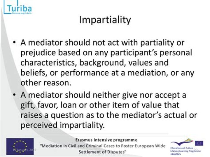 Partiality or prejudice