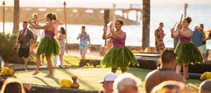 Party with hula dancers