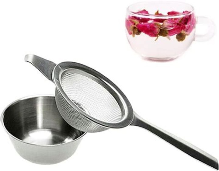 Pass through a strainer like flour