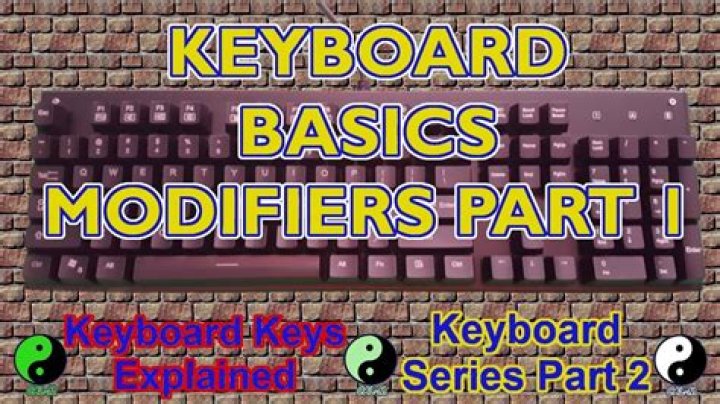 PC modifier key you might hold down with your pinkie