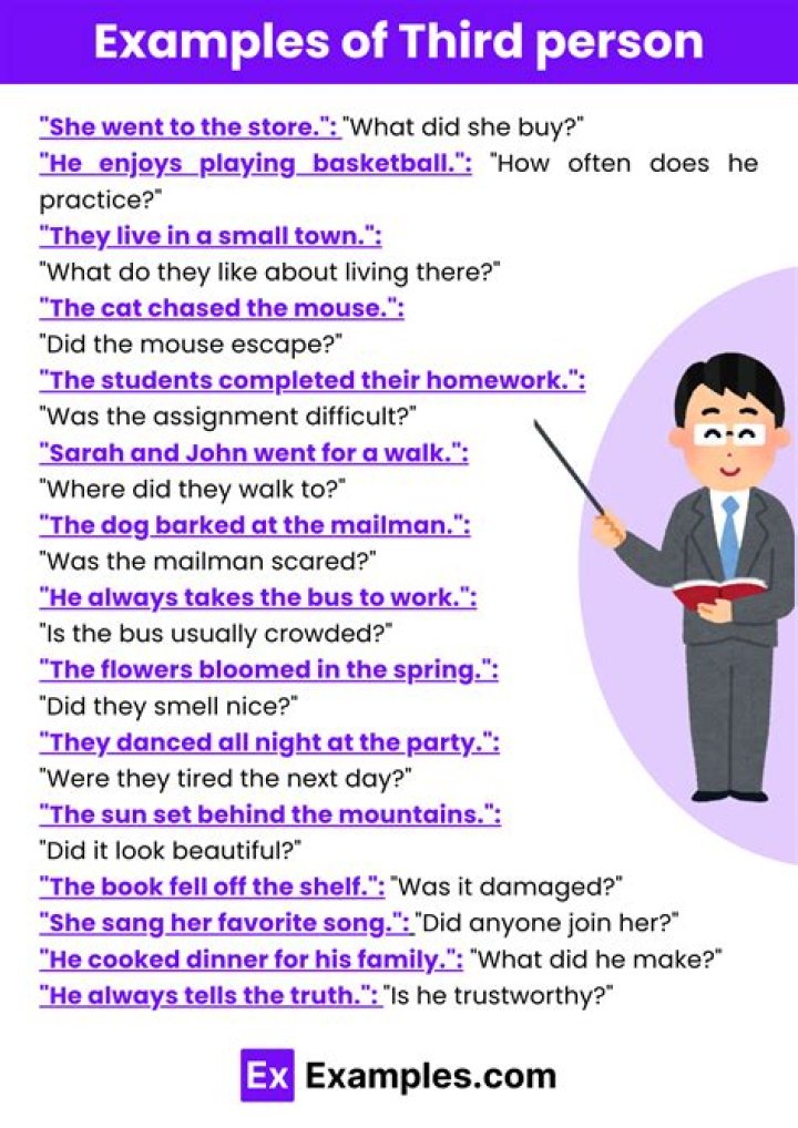 Person from Edinburgh for example