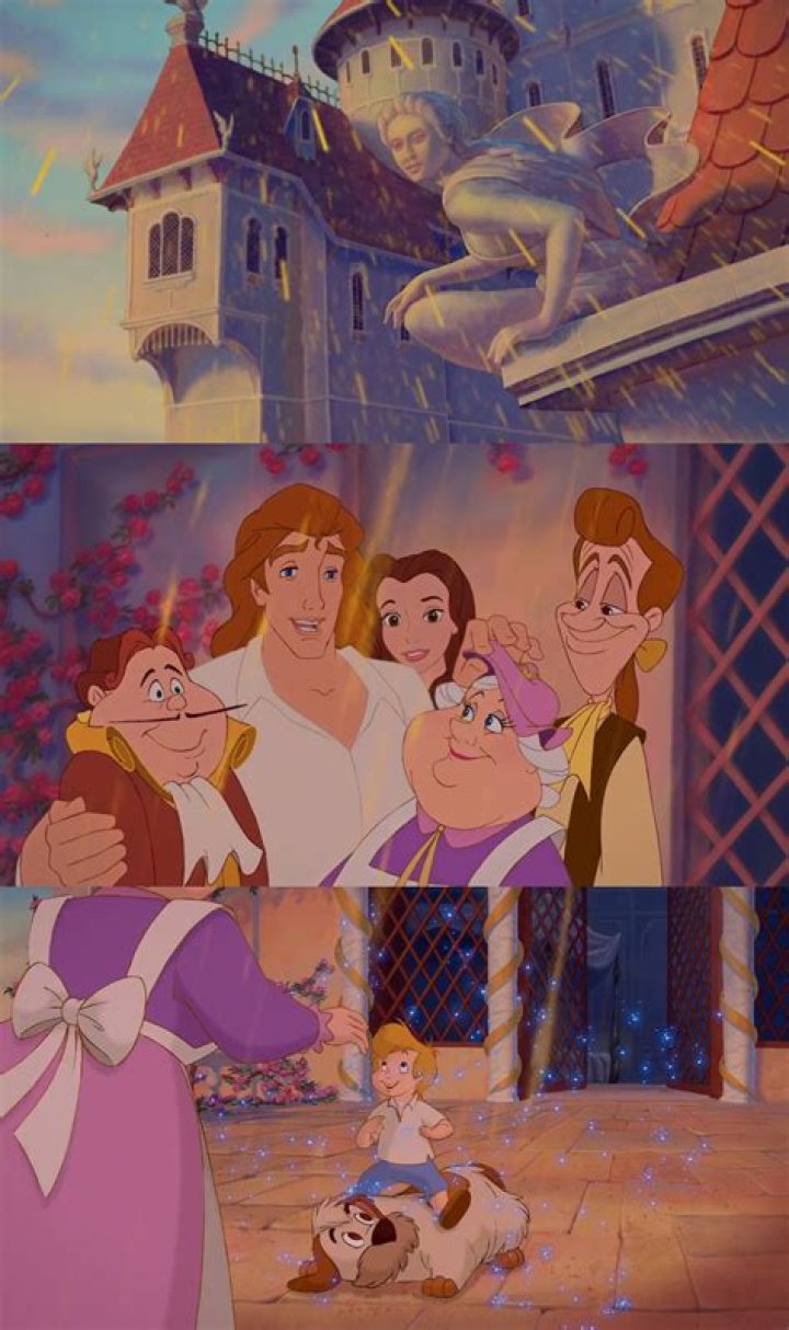 Person held captive in Beauty and the Beast