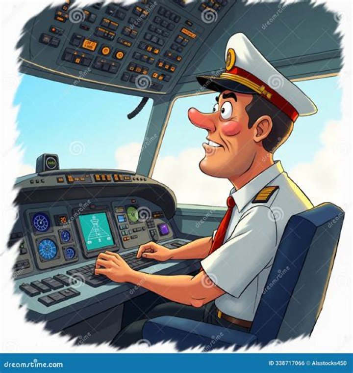 Person who sits in the cockpit