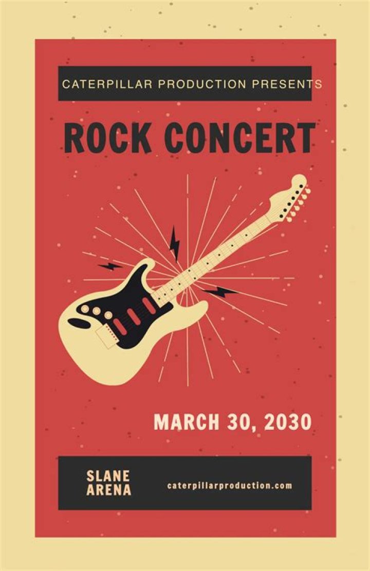 Piece of equipment onstage at a rock concert